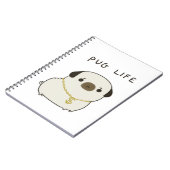 Mops-Leben Notizblock (Linke Seite)