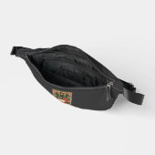 Mops Leben Retro-Folklore-Kunst Hund Bauchtasche (Offen)