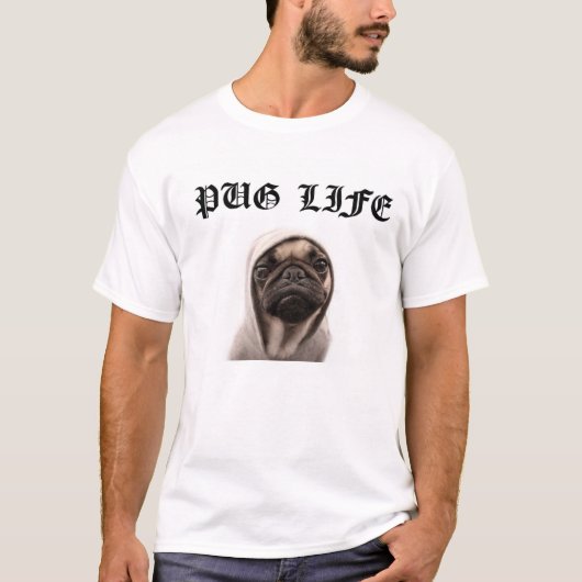 Mops-Leben T-Shirt (Vorderseite)