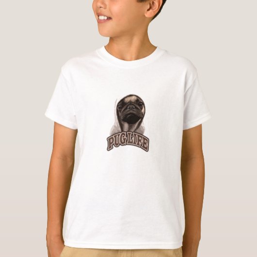 Mops-Leben T-Shirt (Vorderseite)