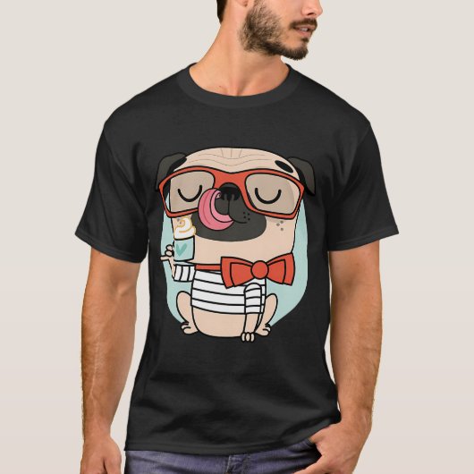 Mops Leben T-Shirt (Vorderseite)