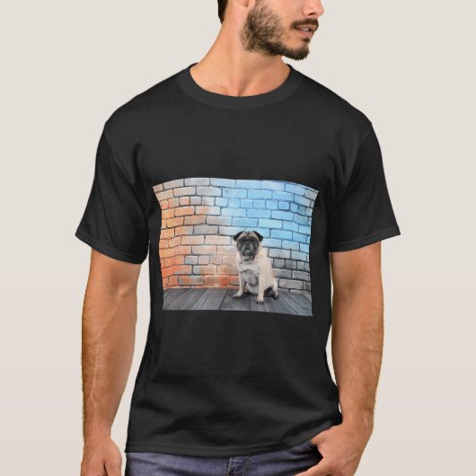 Mops Leben T-Shirt (Vorderseite)