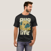 Mops Leben T-Shirt (Vorne ganz)