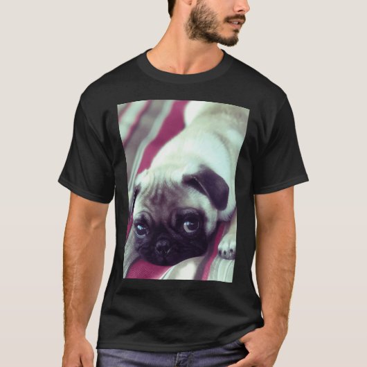 Mops Leben T-Shirt (Vorderseite)