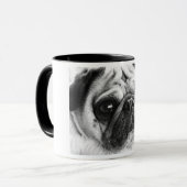 Mops-Leben-Tasse Tasse (Vorderseite Links)