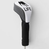 Mops-Lebenssilo Golf Headcover (angewinkelt)