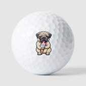 Mops leckendes Eis Golfball (Vorderseite)