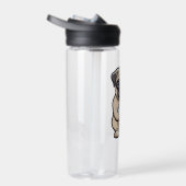 Mops leckendes Eis Trinkflasche (Rechts)