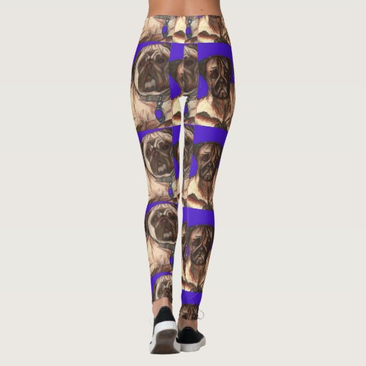 Mops-Leggings Leggings (Rückseite)