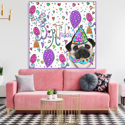 MOPS LEINWANDDRUCK (Insitu (Wohnzimmer))