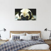 Mops Leinwanddruck (Insitu (Schlafzimmer))