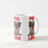 Mops Liebe #2 Kaffeetasse (VorderseiteRechts)