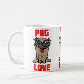Mops Liebe #2 Kaffeetasse (Links)