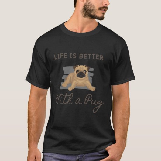 Mops Liebe Classic T - Shirt 226 (Vorderseite)