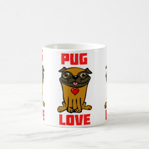 Mops Liebe Kaffeetasse