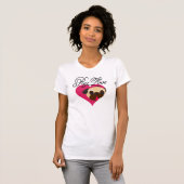 Mops-Liebe-Kitz-Mops im Herz-T - Shirt (Vorne ganz)