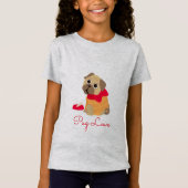 Mops Liebe niedlich Mops Hundeliebhaber T-Shirt (Vorderseite)