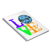 MOPS-LIEBE Notizbuch Notizblock (Rechte Seite)
