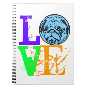 MOPS-LIEBE Notizbuch Notizblock
