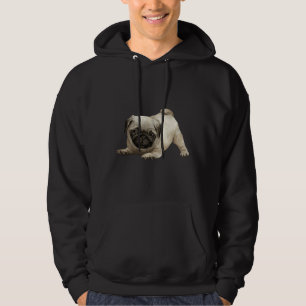 Mops Liebe, spielerischer Welpe, niedlicher Welpe Hoodie