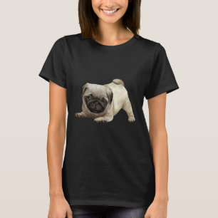 Mops Liebe, spielerischer Welpe, niedlicher Welpe  T-Shirt