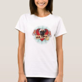 Mops Liebe T-Shirt (Vorderseite)