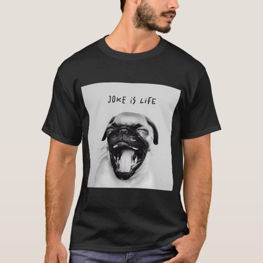 Mops liebe T-Shirt (Vorderseite)