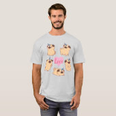 Mops Liebe T-Shirt (Vorne ganz)