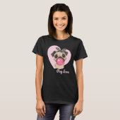 Mops Liebe T-Shirt (Vorne ganz)