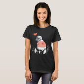 Mops Liebe Tshirt Classic T - Shirt 193 (Vorne ganz)