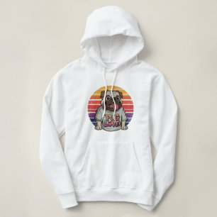 Mops Liebe Vibes Hoodie