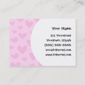 Mops-Liebe Visitenkarte (Rückseite)