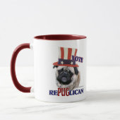Mops Liebhaber Geschenke Tasse (Links)