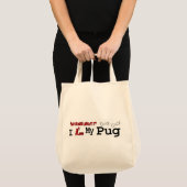 Mops Liebhaber Geschenke Tragetasche (Vorderseite (Produkt))