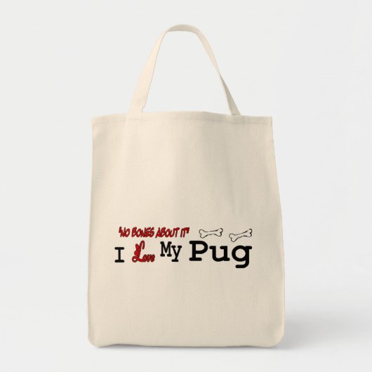 Mops Liebhaber Geschenke Tragetasche (Vorne)