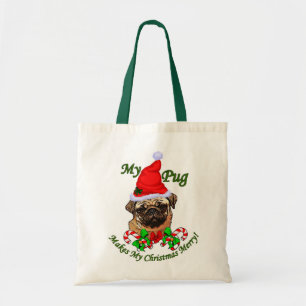 Mops Liebhaber Weihnachtsgeschenke Tragetasche