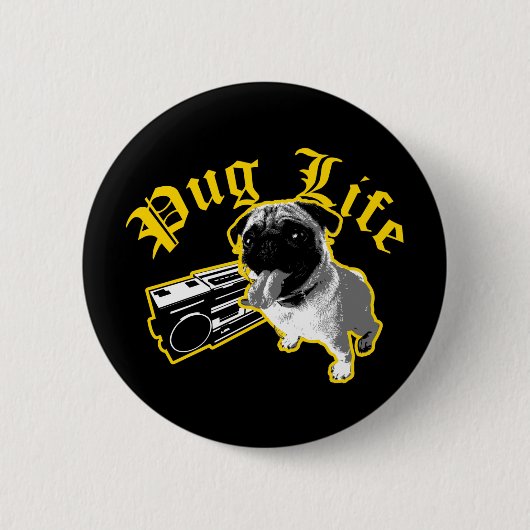 Mops Life $5.95 Collectible Button-Back Button (Vorderseite)
