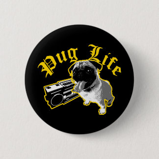Mops Life $5.95 Collectible Button-Back Button