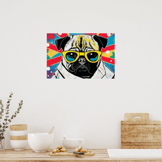 MOPS LIFE 9 POSTER (Küche)