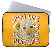 Mops Life Animal Dog Laptopschutzhülle (Vorderseite)