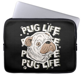 Mops Life Animal Dog Laptopschutzhülle
