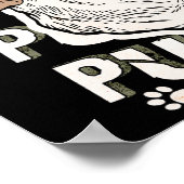 Mops Life Animal Dog Poster (Ecke)