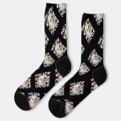 Mops Life Animal Dog Socken (Linkes Detail)