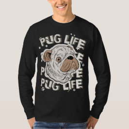 Mops Life Animal Dog T-Shirt