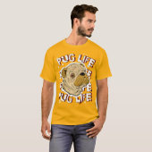 Mops Life Animal Dog T-Shirt (Vorne ganz)