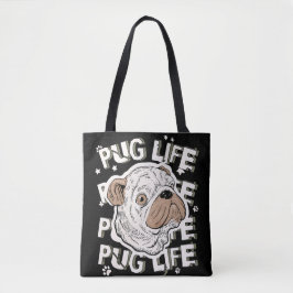 Mops Life Animal Dog Tasche