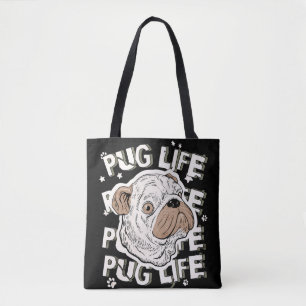 Mops Life Animal Dog Tasche