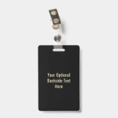 Mops Life benutzerdefinierte Text- und Farbtexte A Ausweis (Rückseite mit Clip)