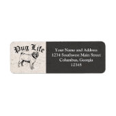 Mops Life Funny Dog Gangster (Vorne)