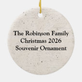 Mops Life Funny Dog Gangster Keramikornament (Hinten)